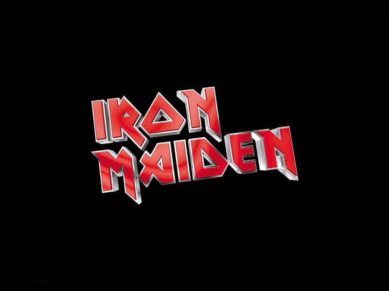 480P, minimalism, logo, Iron Maiden, music