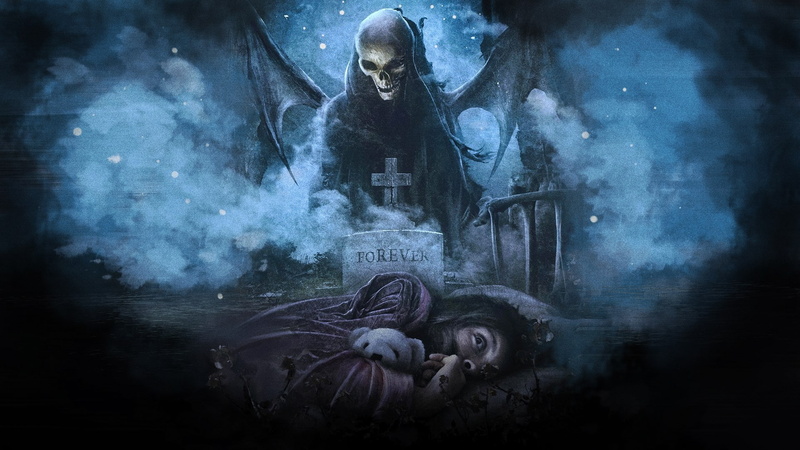 indoors, 1080P, evil, horror, halloween, mystery, spooky, females, fog, digital composite, spirituality, clothing, adult, religion, gothic style, fantasy