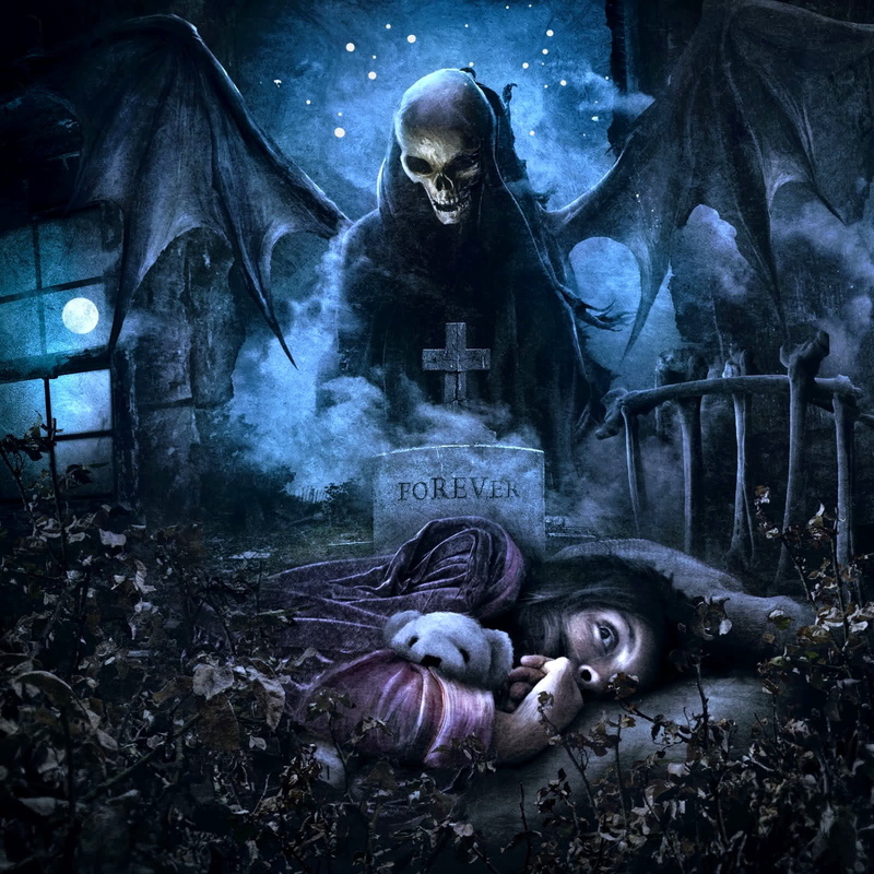 Metalcore, witch, evil, halloween, background, heavy metal, celebration, album covers, woman, reaper, Avenged Sevenfold, bed, representation, zombie, illustration