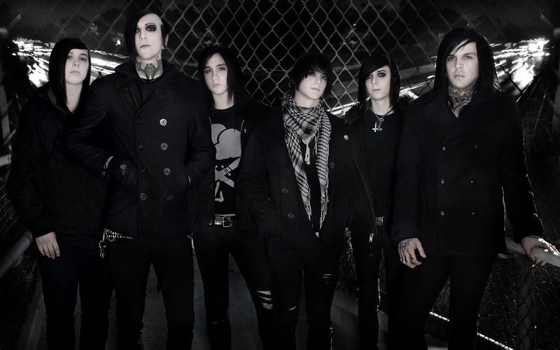monochrome, togetherness, looking at camera, Metalcore, young men, crowd, front view, men, teenager, boundary, group of people, nightlife, young women
