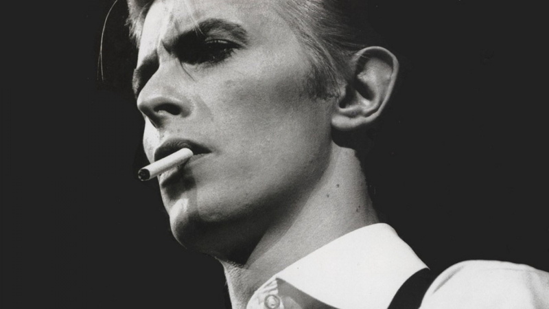 4K, smoking, musician, David Bowie