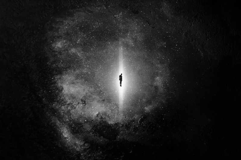 dark, David Bowie, one person, milky way, nature, style, space and astronomy, starman, lifestyles, infinity, star - space, sky, galaxy, space, outdoors