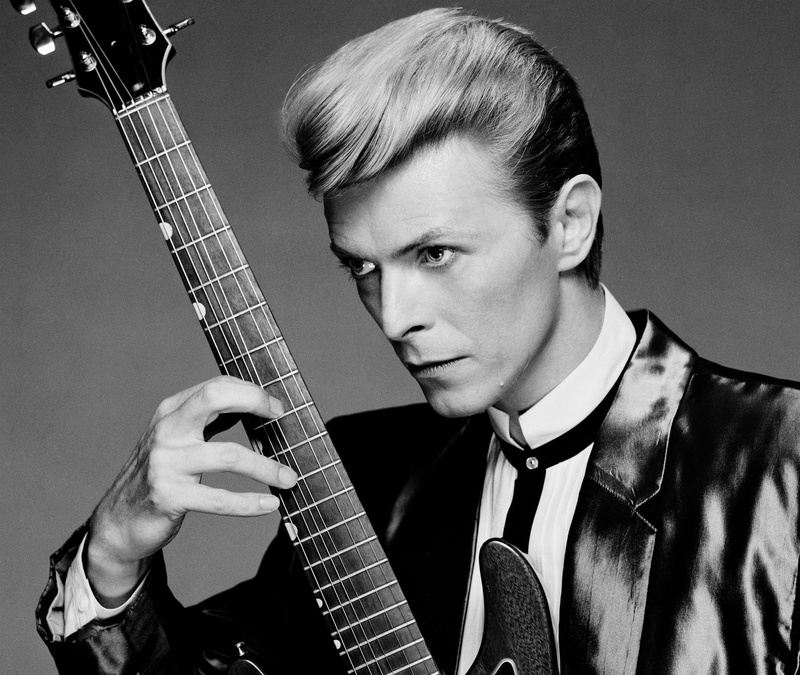 Suits, Guitar, Musicians, david Bowie, monochrome, 1080P