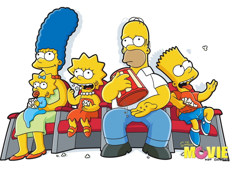 Bart Simpson, Homer Simpson, Maggie Simpson, Lisa Simpson, 1080P, The Simpsons, The Simpsons Movie, Marge Simpson