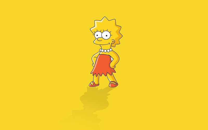 lisa, 1080P, sitcom, yellow, simpson, animated, kid