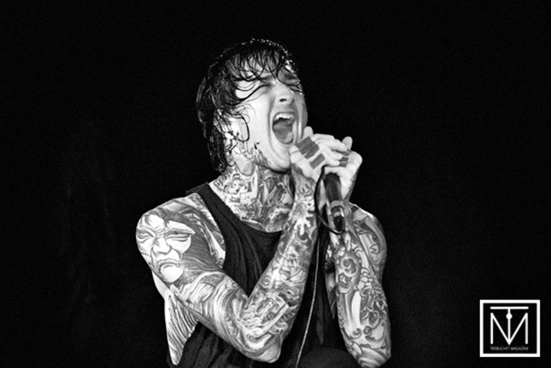 mouth open, front view, singer, skill, indoors, holding, performance, anger, copy space, portrait, Deathcore, real people, arts culture and entertainment