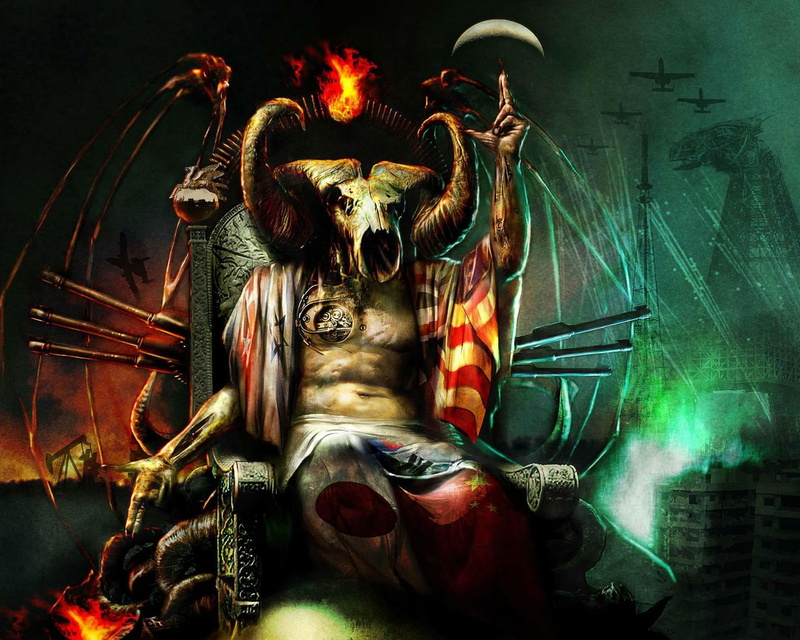 Metal, death, Job, 1080P, Deathcore, For, 1jfac, Dark, a, Satan, cowboy, demon, heavy, Evil, skull, occult, Satanic