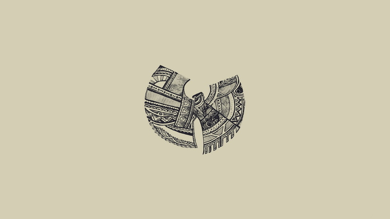 1080P, minimalism, music, Wu-Tang Clan, logo