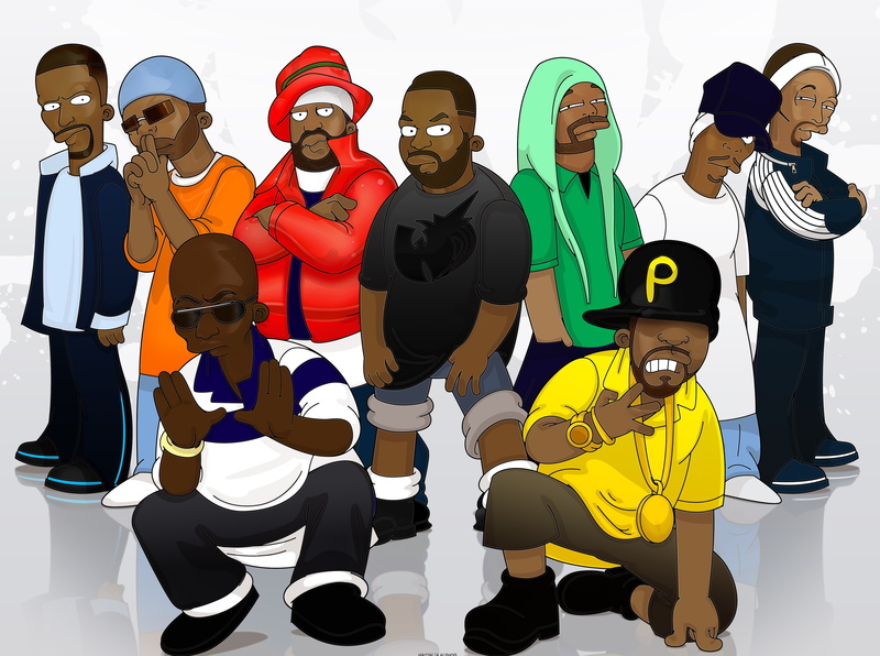 Inspectah Deck, Method Man, technology, sitting, Wu Tang Clan, actors, human representation, men, Masta Killa, day, Inspectah Dek, still life, full length