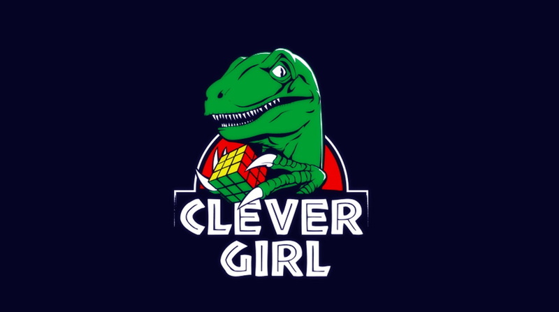 jazz jurassic world album covers music clever girl dinosaurs rubiks cube cube humor, 720P