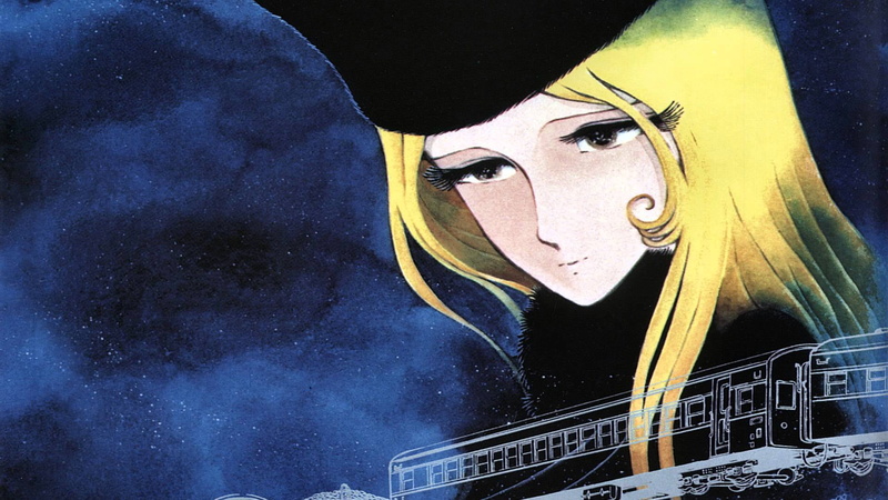 music, train, looking, portrait, mid adult, adult, night, close-up, Maetel, nature, young women, Leiji Matsumoto, human body part, one person, human face