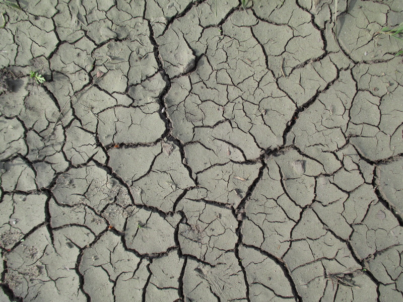 outdoors, river, environmental issues, natural pattern, scenics - nature, trough, pool, 4K, textured, heat, clay, summer, environment, no people, texture