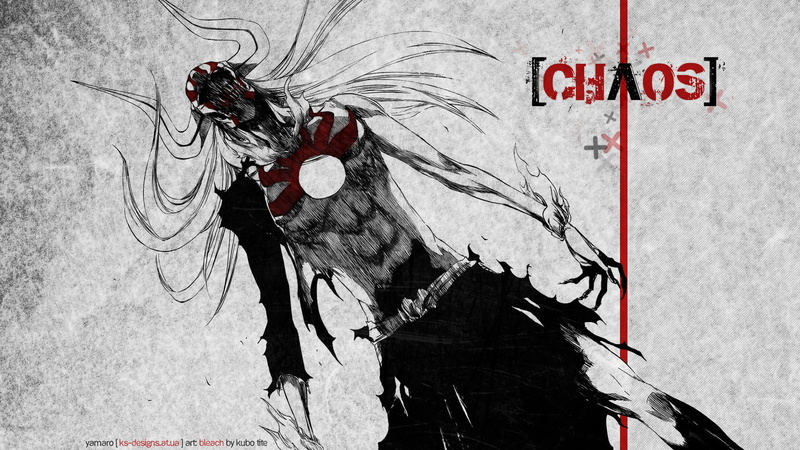 hd, illustration, chaos, ichigo, devil, 1080P, cartoon/comic, anime, bleach