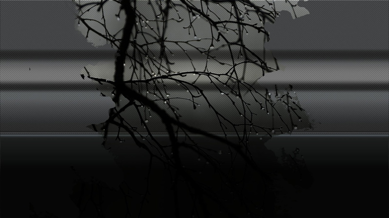 nature, dead plant, twig, carbon fiber , silhouette, metal surface, sky, 1080P, plant, day, focus on foreground, branch, window, no people, bare tree