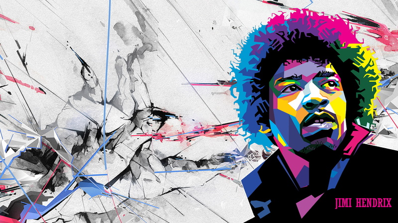 Rock, 1080P, legend, guitarist, virtuoso, genius, Jimi Hendrix