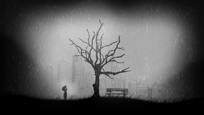 games, wood - material, branch, outdoors, textured effect, silhouette, seat, trunk, landscape, nature, dead plant, fog, tree trunk, limbo, no people, tree