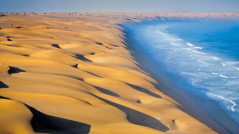 Africa, The Atlantic ocean, desert, 1080P, Namib