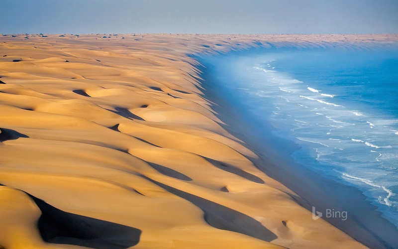 desert, scenics - nature, remote, environment, beauty in nature, bin, tranquil scene, beach, sea, africa, travel destinations, namib, ocean, travel, tranquility