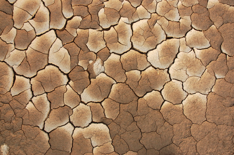 natural pattern, mud, arid climate, texture, barren, outdoors, dry, backgrounds, textured, land, scenics - nature, 2K, no people, full frame, close-up