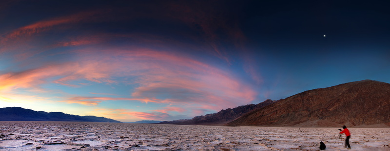 Death Valley National Park, PTGUI, mountain, sky, adventure, Good, 8K, landscape, Light, Sunset, Water, Bad, people, photography, hiking, outdoors, Badwater