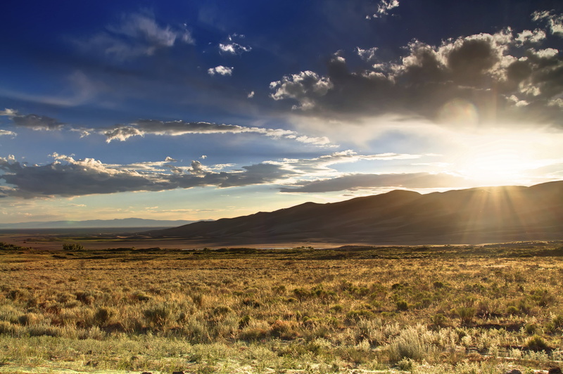 canon 7d, colorado  sunset, landscape, behind, summer, outdoors, tamron, beauty In Nature, clear, vivid, sunrise - Dawn, rising, Clarity, san luis, cloudscape