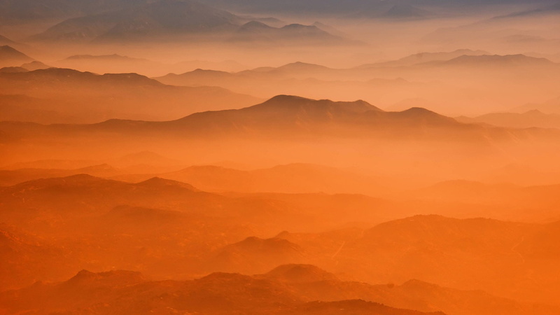 tranquility, mountain range, soil, non-urban scene, 1080P, africa, travel, beauty in nature, landscape, coast, dune, fog, outdoors, horizon, environment