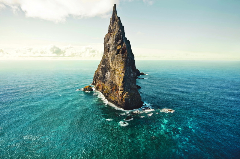 Australia, stack rock, horizon, 1080P, land, coastal, rock - object, idyllic, horizon over water, no people, rock, scenics - nature, sea, turquoise colored