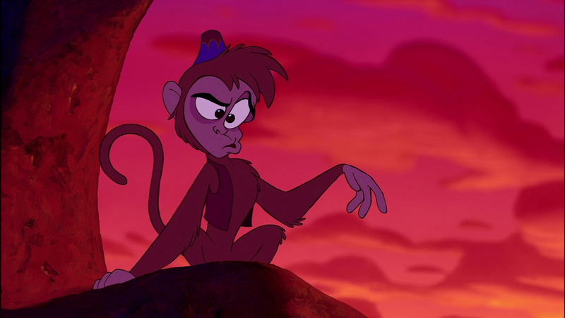 2K, monkey, lamp, magic, aladdin, cartoon, abu, character