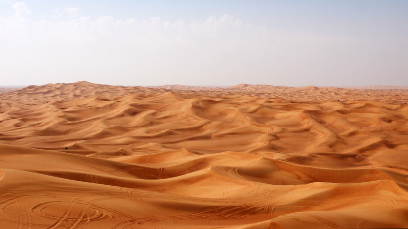 day, climate, desert, outdoors, 4K, tranquility, scenics - nature, environment, nature, arid climate, pattern, sky, atmospheric, beauty in nature