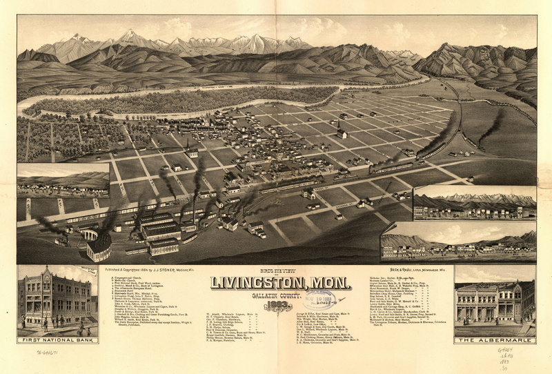 man made, text, no people, uSA, industry, the past, paper, studio shot, factories, water, Livingston, close-up, public domain, map, plat of livingston