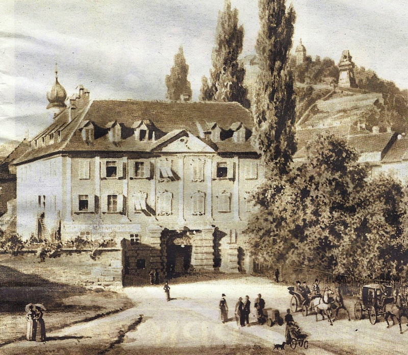 the past, women, 480P, house, Austria, vintage, place of worship, Graz, neutor, sky, plant, cultures, tree, real people, history, sepia Toned, residential district