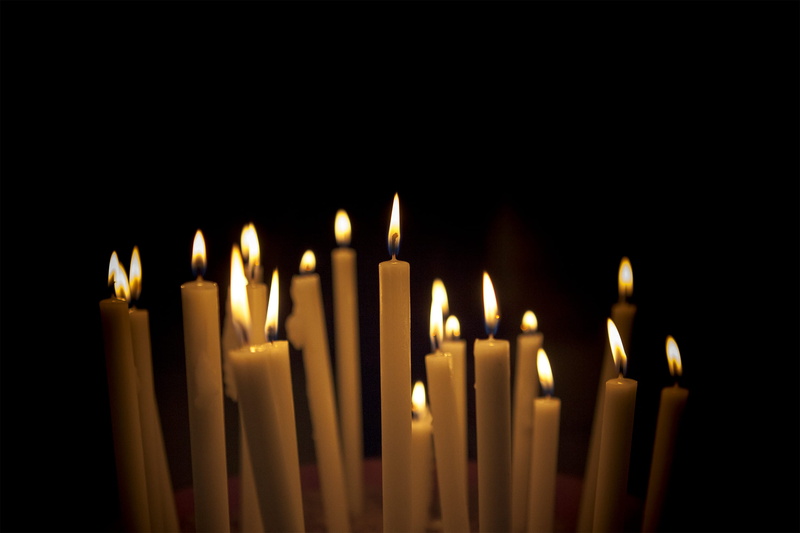 spirituality, belief, lights, indoors, fire - Natural Phenomenon, copy space, candle, no People, black room, illuminated, fire, close-up, decoration, celebration
