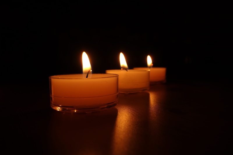 lights, wax, indoors, no people, black room, romance, candlelight, hot, candles, black background, advent, three, mirroring, lighted, mood, luminosity