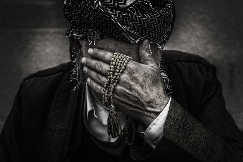 midsection, protection, indoors, front view, stress, unrecognizable person, elderly, black, clothing, frustrated, men, person, white, old, one person, one animal