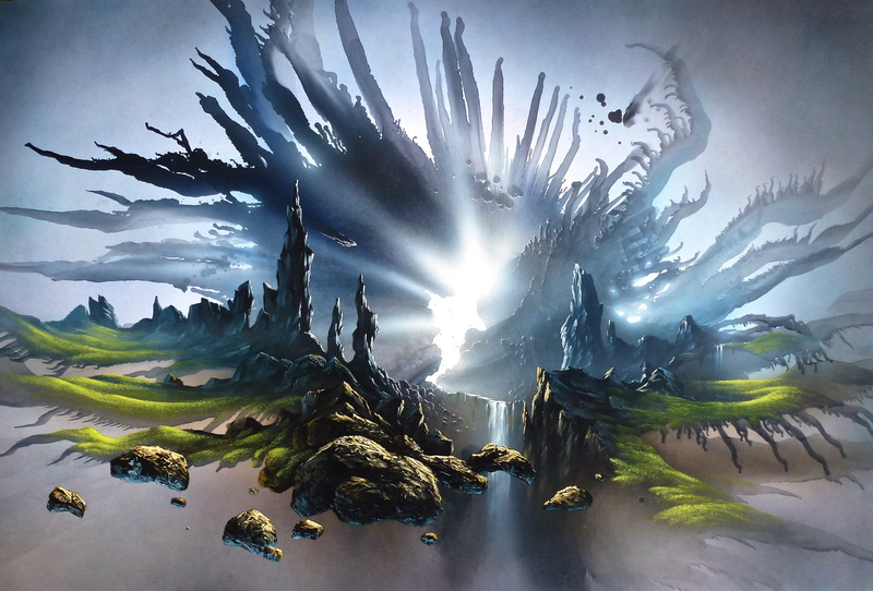 4K, surreal, illustration, mysterious, acrylic, fantasy picture, dream, non-urban scene, lighting, tranquil scene, beautiful, no people, water, day, dynamic