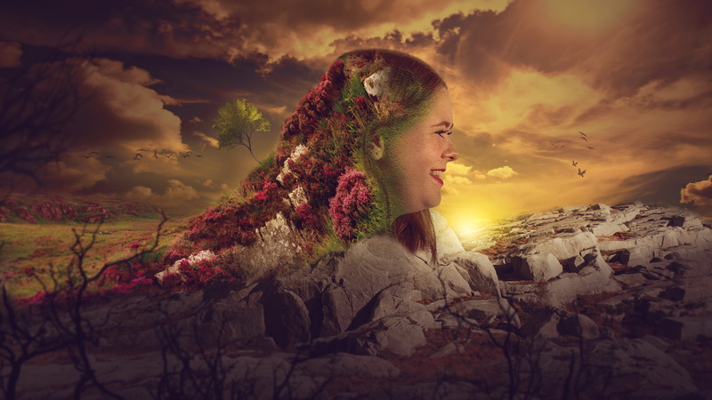 people, head, light, composition, person, shadow, beauty in nature, beautiful, tree, nature, prieser, headshot, landscape, lights, woman, plant, young adult