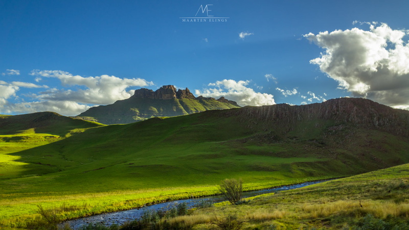 1080P, ish, hill, green, outdoors, Natuur, Nature, summer, Kras, meadow, South-Africa, grass, Water, Landscape, beauty In Nature, Sunrise, River, sky