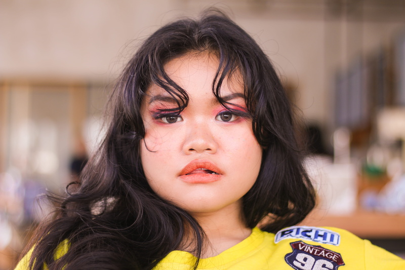 childhood, yellow, brown hair, females, portrait, 5K, girl, sadness, focus on foreground, facial expression, hair, headshot, museum konferensi asia afrika
