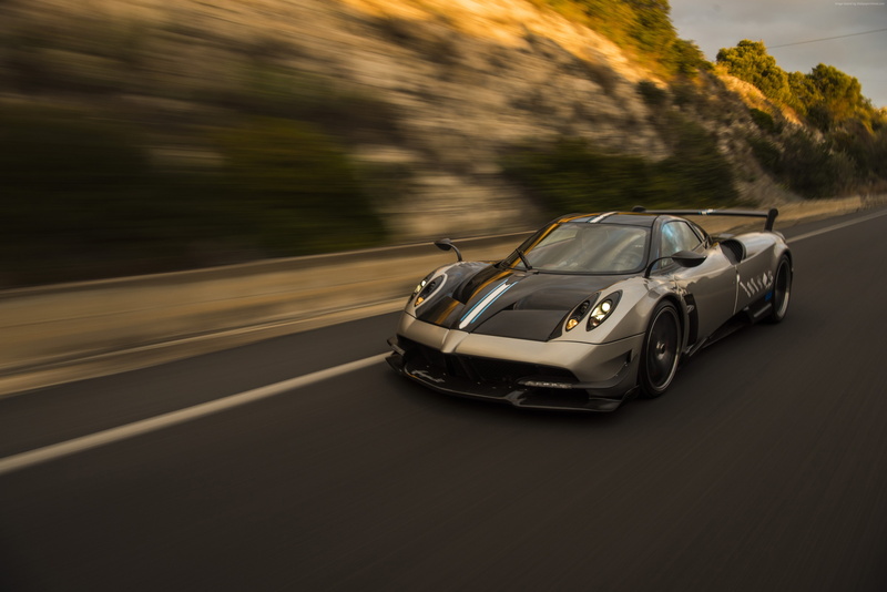Geneva Auto Show 2016, 4K, ultra-light super car, silver, sport car, Pagani Huayra BC