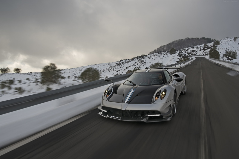 Pagani Huayra BC, ultra-light super car, sport car, Geneva Auto Show 2016, 4K, silver