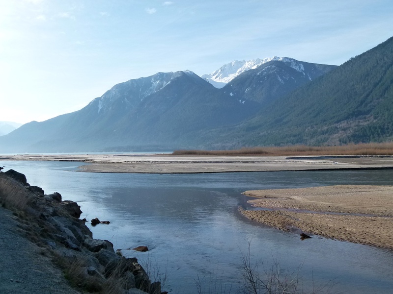 no people, snow capped, mountain peak, season, tranquil scene, day, landscape, 2K, water, lillooet lake, canada, non-urban scene, tranquility, idyllic