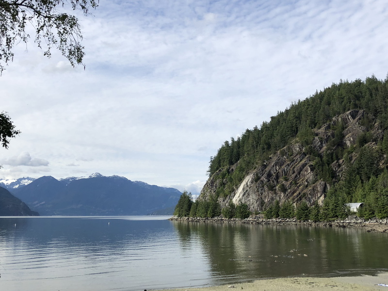 tranquil scene, 128 sea-to-sky hwy, wilderness, scenics - nature, mountains, mountain range, outdoors, canada, plant, trees, coastline, reflection, tranquility