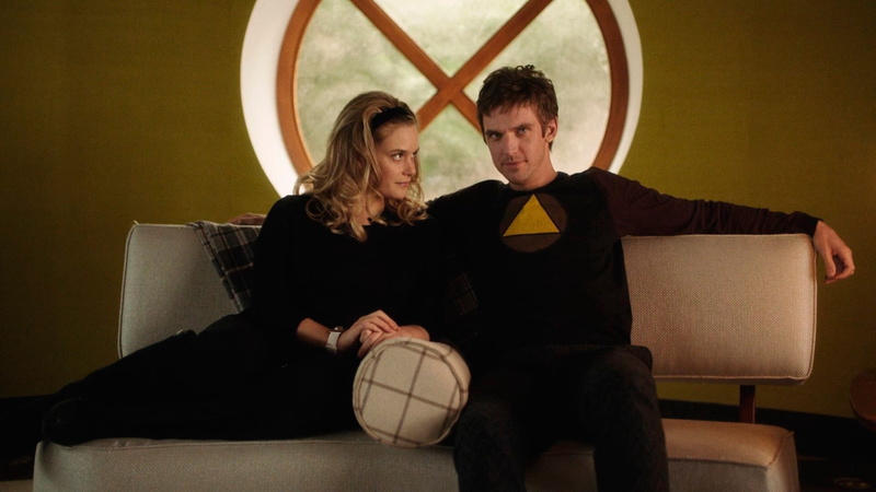 young men, couple - relationship, indoors, adult, clothing, Legion FX, Syd Barrett, heterosexual couple, three quarter length, sofa, women, men, 1080P