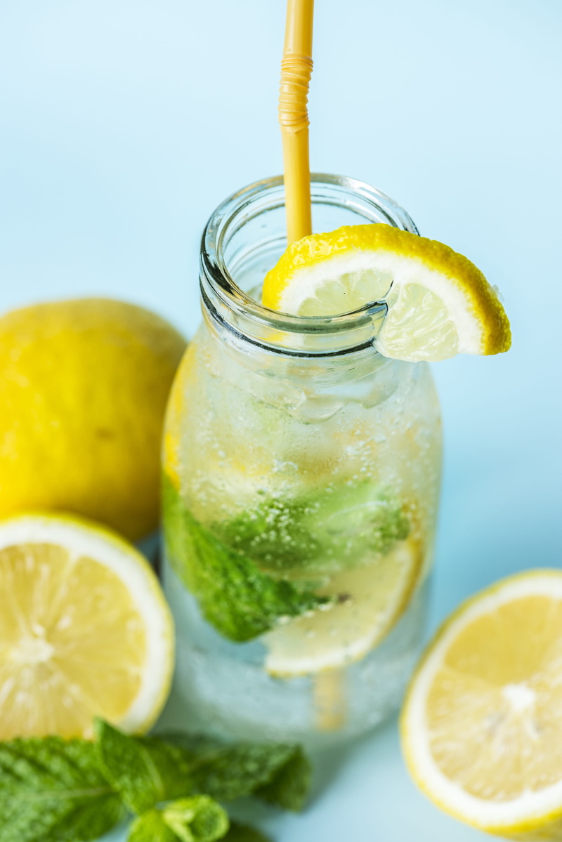 detox drink, drink, 4K, healthcare, fruit flavored water, drinking glass, jar, drinking straw, flavored, beverage, healthy, no people, antioxidant, ingredients