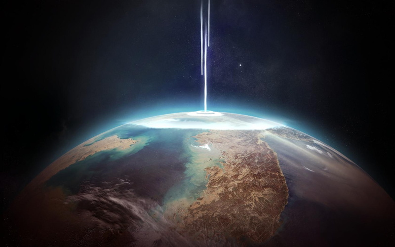 landmass, fiction, space, 720P, ocean, destruction, alien, planets, devastation, apocalyptic, sci, science, landscapes, artistic, invasion, art, digital