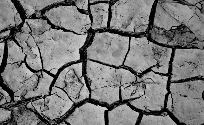full frame, outdoors, Cracked, gray, dry, 1080P, high angle view, land, drought, backgrounds, natural pattern, arid climate, nature, environment, Earth