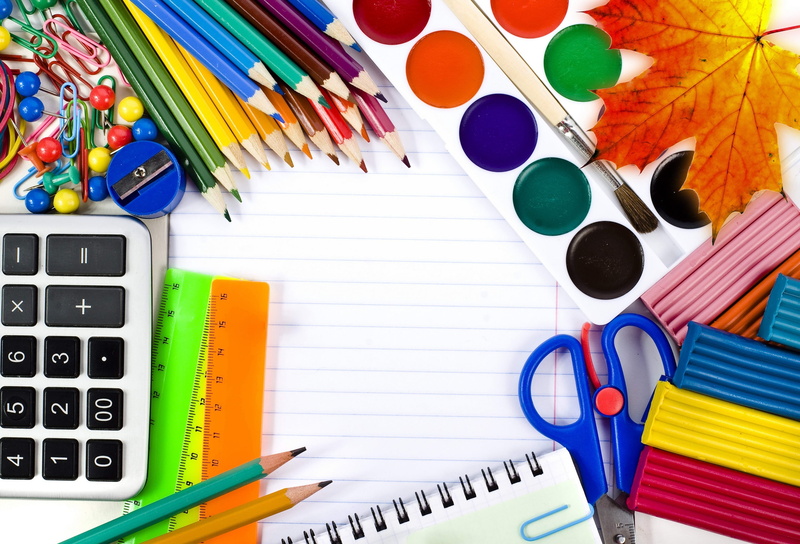 pencil, supplies, 1 Sep, clay, blue, back to School, green Color, multicolored, colors, pen, desk, education, school, calculator, group of Objects, learning