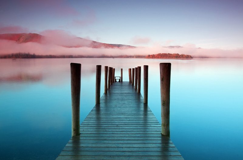 scenics - nature, beauty in nature, reflection, no people, water, wood - material, cloud - sky, outdoors, travel destinations, wooden post, lagoon, idyllic