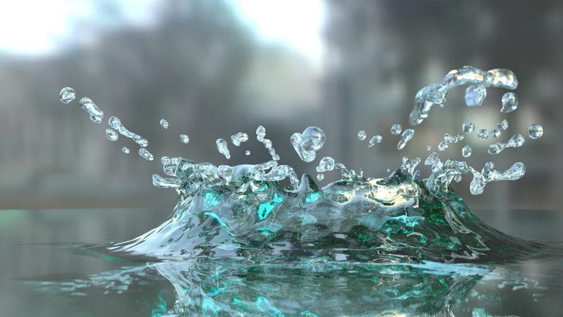 blue, nature, drinking Water, backgrounds, falling, purity, surface level, food and drink, abstract, flowing Water, freshness, spray, selective focus, 1080P