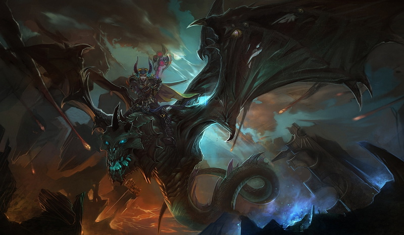 dragon, 1080P, fantasy, warriors, warrior, dragons, undead